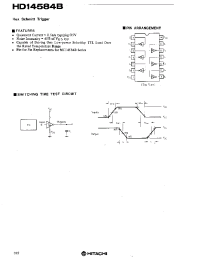 Datasheet HD14584B производства Hitachi