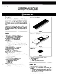 Datasheet HD404328FS manufacturer Hitachi