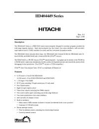Datasheet HD404448H manufacturer Hitachi