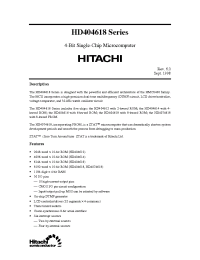 Datasheet HD404612 manufacturer Hitachi