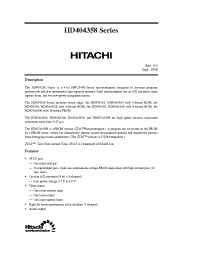 Datasheet HD40A4354 производства Hitachi