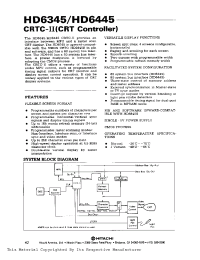 Datasheet HD6345 manufacturer Hitachi