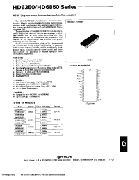 Datasheet HD6350 manufacturer Hitachi