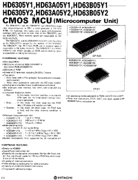 Datasheet HD63A05Y1 manufacturer Hitachi