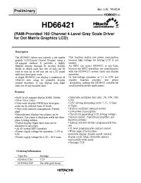 Datasheet HD66421 manufacturer Hitachi