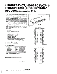 Datasheet HD68P01M0 manufacturer Hitachi