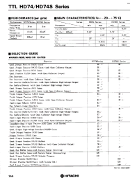 Datasheet HD7406 manufacturer Hitachi