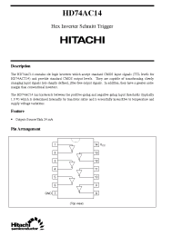 Datasheet HD74AC14 производства Hitachi