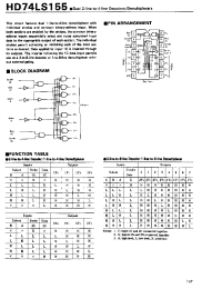 Datasheet HD74LS155 manufacturer Hitachi