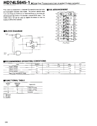 Datasheet HD74LS645-1 manufacturer Hitachi