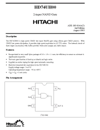 Datasheet HD74UH00 manufacturer Hitachi