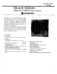 Datasheet HG62E43 manufacturer Hitachi