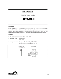 Datasheet HL1326MF производства Hitachi