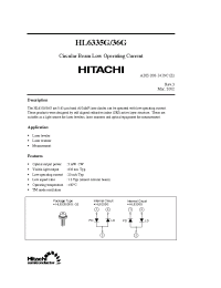 Datasheet HL6335G manufacturer Hitachi