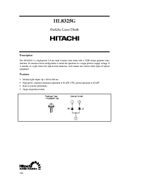 Datasheet HL8325G manufacturer Hitachi