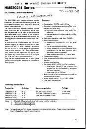 Datasheet HM530281TT manufacturer Hitachi