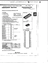 Datasheet HM6264A manufacturer Hitachi