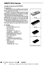 Datasheet HN27C101AFP-15 manufacturer Hitachi