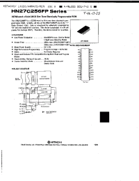 Datasheet HN27C256FP manufacturer Hitachi
