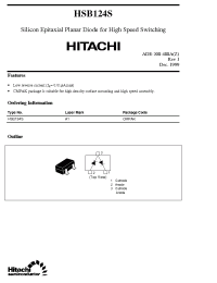 Datasheet HSB124S manufacturer Hitachi