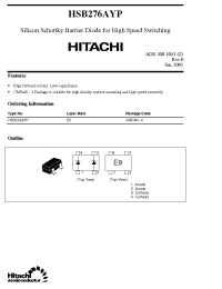 Datasheet HSB276AYP manufacturer Hitachi