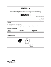 Datasheet HSB88AS manufacturer Hitachi