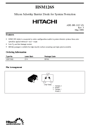 Datasheet HSM126S manufacturer Hitachi