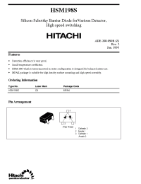 Datasheet HSM198S manufacturer Hitachi