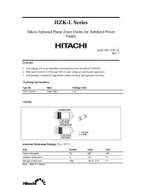 Datasheet HZK9BL manufacturer Hitachi