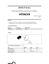Datasheet HZM manufacturer Hitachi