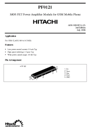 Datasheet PF0121 manufacturer Hitachi