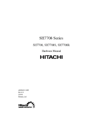 Datasheet SH7708R manufacturer Hitachi