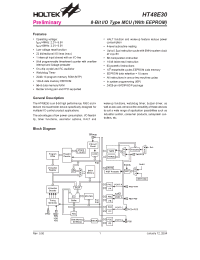 Datasheet 48e30 manufacturer Holtek