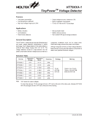 Datasheet HT7039A-1 manufacturer Holtek