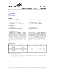 Datasheet HT7737 manufacturer Holtek