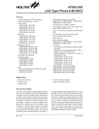 Datasheet HT95L200 manufacturer Holtek