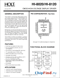 Datasheet HI-8120J-85 manufacturer HoltIC