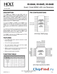 Datasheet HI-8445PS-10 manufacturer HoltIC
