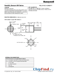 Datasheet HIH-3602-C-FE manufacturer Honeywell