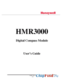 Datasheet HMR3000-D00-485 manufacturer Honeywell