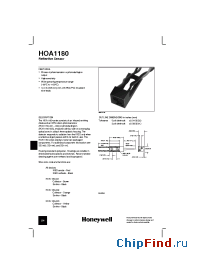 Datasheet HOA1180 manufacturer Honeywell