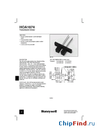 Datasheet HOA1874 manufacturer Honeywell