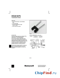 Datasheet HOA1875-002 manufacturer Honeywell