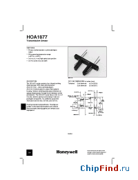 Datasheet HOA1877 manufacturer Honeywell