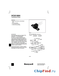 Datasheet HOA1884 manufacturer Honeywell