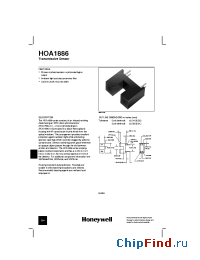 Datasheet HOA1886 manufacturer Honeywell