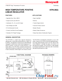 Datasheet HTPLREG manufacturer Honeywell