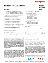 Datasheet HX2000 manufacturer Honeywell