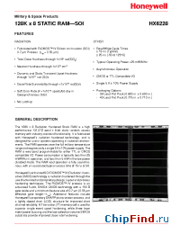 Datasheet HX6228ABRT manufacturer Honeywell