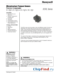 Datasheet SCXL004DN manufacturer Honeywell